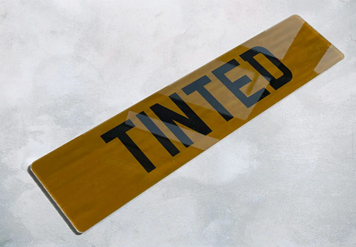 tinted plate